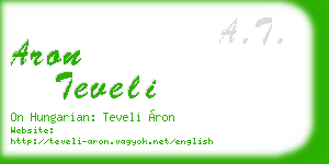 aron teveli business card